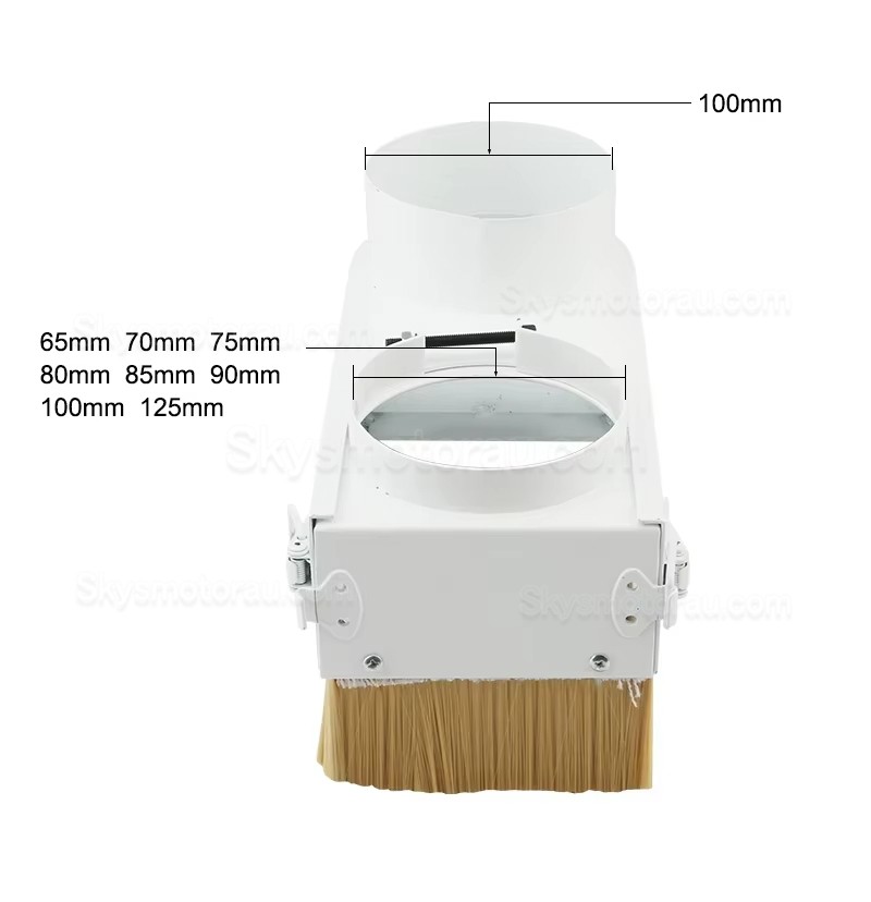 65mm/80mm/100mm/120mm CNC Spindle Dust Hood Suction Hood Dust Collector